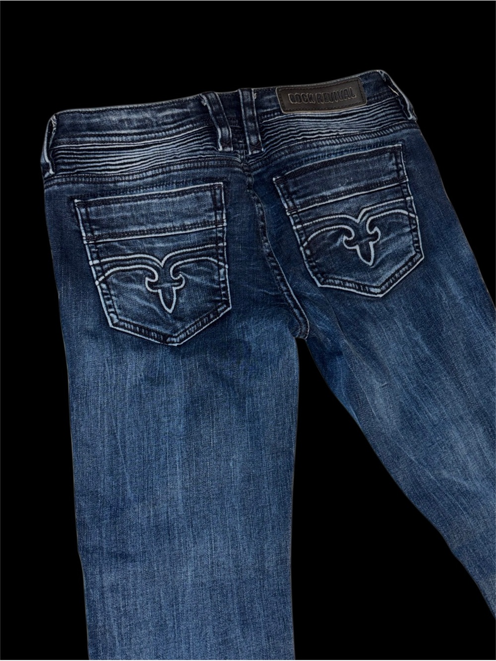 Hard to find Rock Revival Moto Jeans